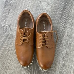 Boys Bruno Marc Leather Lace-Up Oxford Dress Shoes